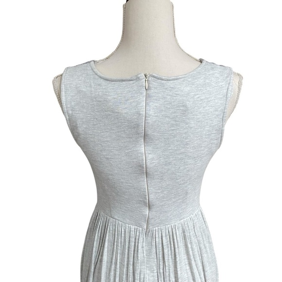 Anthropologie Dolan Left Coast Blue-Gray Embroidered High-Low Dress Size S Boho - Picture 10 of 15